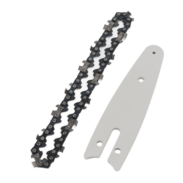 Mini Chain Guide Bar Combo, High Hardness Smooth Cutting Chainsaw Chain Guide Bar Replacement for Mini Chain Saw
