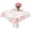 Pink, variant on Pink Floral Art Table Cloth Waterproof Tablecloths, Watercolor Botanical Spring Flowers Tablecloth Dining Table Cover for Kitchen Party Tabletop Outdoor, Rectangle Tablecloth 52x70 Inch