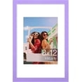 thumbnail image 1 of Vittanly 8x12 Picture Frame, Premium Material with Shatter Resistant Plexiglass, Display Pictures 6x8 with Mat or 8x12 without Mat, Photo Frame for Wall or Table Top Display, Purple, 1 Pack, 1 of 6
