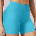 thumbnail image 3 of Pantalones cortos sin costuras para mujer que realzan el trasero: pantalones cortos de yoga de cintura alta para el gimnasio, tejido elástico en 4 direcciones, cintura cónica para hacer ejercicio, 3 of 5