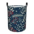 thumbnail image 6 of Picia Merry Christmas Large Laundry Basket, Waterproof, Freestanding Laundry Hamper, Collapsible Tall Clothes Hamper with Extended Handles-Small, 6 of 8
