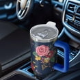 thumbnail image 6 of OBREWU Pioneer Flower Tumbler with Handle and Lid,Pioneer Flower 40oz Double Wall Vacuum Insulated Tumbler,Cups Gift for Women and Men, 6 of 7