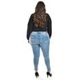 thumbnail image 3 of Blusa con jareta ajustable Roman Fashion /Tallas Extras, 1838 (Negro) negro 42, 3 of 6