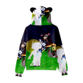 thumbnail image 4 of 99 Nights In The Forest 3D Figure Printed Sweatshirt for Kids 99 Nights In The Forest Cat's Ear Shaped Hoodie, 4 of 4