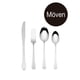 thumbnail image 2 of Juego de cubiertos Moven  Odessa 16 Piezas Acero Inoxidable,  Cuchara Sopera, Cuchillo, Tenedor, Cuchara Cafetera, 2 of 3