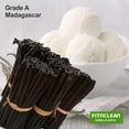 thumbnail image 6 of 11 Madagascar Organic Vanilla Beans Grade A. Certified USDA Organic. ~6" by FITNCLEAN VANILLA for Cooking, Extract and Baking. Bourbon Fresh Gourmet NON-GMO Whole Pods, 6 of 10