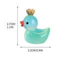 thumbnail image 3 of DefiDgd 10pcs 1 inch Mini Ducks Table Decoration,Glow in The Dark Tiny Ducks Decor for Miniature Fairy Garden Accessories,Fish Tank Car Dashboard Decorations,Birthday Party Decoration Gifts(GN), 3 of 4