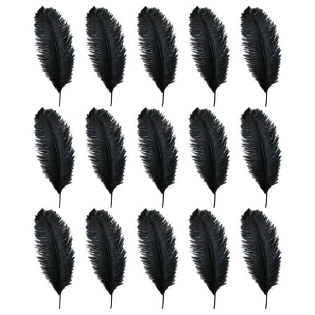 

Poaug Event Clearance 68Inch(1520Cm) Feathers Plume for Wedding Centerpieces Home Decoration Pack of 15Pcs Large Natural Plumas Para Decoraciones for Home Decor Party Wedding Decorations Party Favor