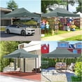 HOTEEL 10x15 Heavy Duty Pop up Canopy Tent with 4 Sidewalls,Outdoor