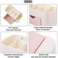 thumbnail image 4 of Desktop Makeup Organizer Drawers, Cosmetics Storage Box Division Office Desk Organiser (pink), 4 of 5