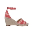 thumbnail image 2 of Vince Camuto Womens Maaza Embellished Ankle Strap Wedges Pink 7.5 Medium (B,M), 2 of 3