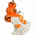 thumbnail image 2 of Uuiauoio Halloween Ghost Figurine, Resin Pumpkin Ghost Decor,Halloween Decorations Outdoor Indoor, Decoration for HomeOutside Porch Garden Yard Lawn Party Decorations, 2 of 5