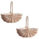 thumbnail image 1 of 2pcs wicker rattan flower basket, willow hand woven basket wedding flower girl baskets, 1 of 5