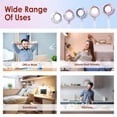 thumbnail image 3 of JELLOO Mini Handheld Fan Personal Fan for Rechargeable Hand Held Fan for 80° Rotation USB Rechargeable Laptop Fan with Speed Adjustable Personal Desk Fan with 4-Speed For Travel, 3 of 7