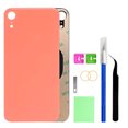 thumbnail image 1 of Lakshaygandi Back Glass Replacement For iPhone XR 6.1 Inches With Repairing Tool Kits Coral, 1 of 4