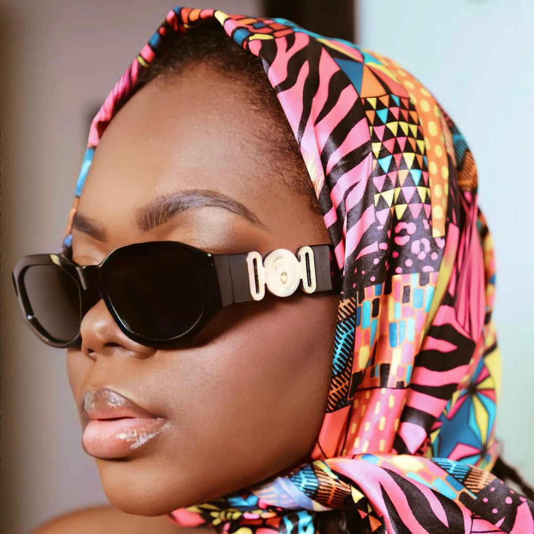 Broadus Collection Scarf by Shante & Snoop Dogg, 36 x 36 Square Headwrap for Teens & Adults
