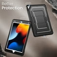 thumbnail image 5 of ShieldFlex for iPad 9th Generation Case with Pencil Holder, Heavy Duty Shockproof Rugged Stand Cover for iPad 10.2" 9th/8th/7th Generation (2021/2020/2019),Black, 5 of 6