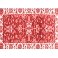 thumbnail image 1 of Ahgly Company Indoor Rectangle Abstract Red Modern Area Rugs, 5' x 7', 1 of 4