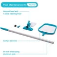 thumbnail image 2 of Intex: Pool Cleaning Maintenance Kit - Blue, 94" Telescoping Aluminum Pole, Vacuum Head, Surface Skimmer, Accessories For Above Ground Swimming Pools, 2 of 9