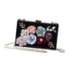 thumbnail image 5 of Bolso de noche de embrague de la noche de moda para mujeres Bolso de hombro de la mujer Bolsa de cuerpo cruzado para la calle para la calle Valentín negro, 5 of 9