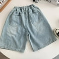thumbnail image 7 of Boys Pants Inkjet Printing Jeans Versatile Loose Shorts Trousers, 7 of 7