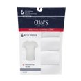thumbnail image 2 of Chaps Boys' Breathable Cotton Blend Tagless Crew Undershirt, 6 Pack, 2 of 5