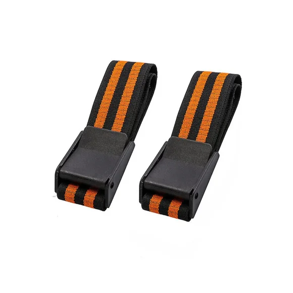 Occlusion Training Bands Blood Flow Restriction Bands Bicep Muscle Training Straps 2pcs-orange