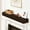 Retro Walnut, variant on Fireplace Mantel Handcrafted Wall-Mounted Floating Mantel Shelf Decoration Wood