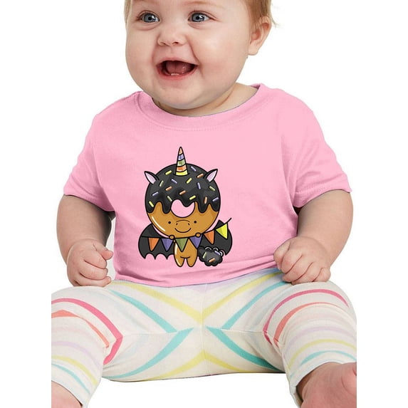 Unicorn Donut With Colorful Flag T-Shirt Infant -Image by Shutterstock, 6 Months