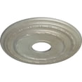 thumbnail image 3 of Ekena Millwork 15 3/8"OD x 3 5/8"ID x 1"P Dublin Ceiling Medallion (Fits Canopies up to 8 1/4"), Hand-Painted Flash Gold, 3 of 6