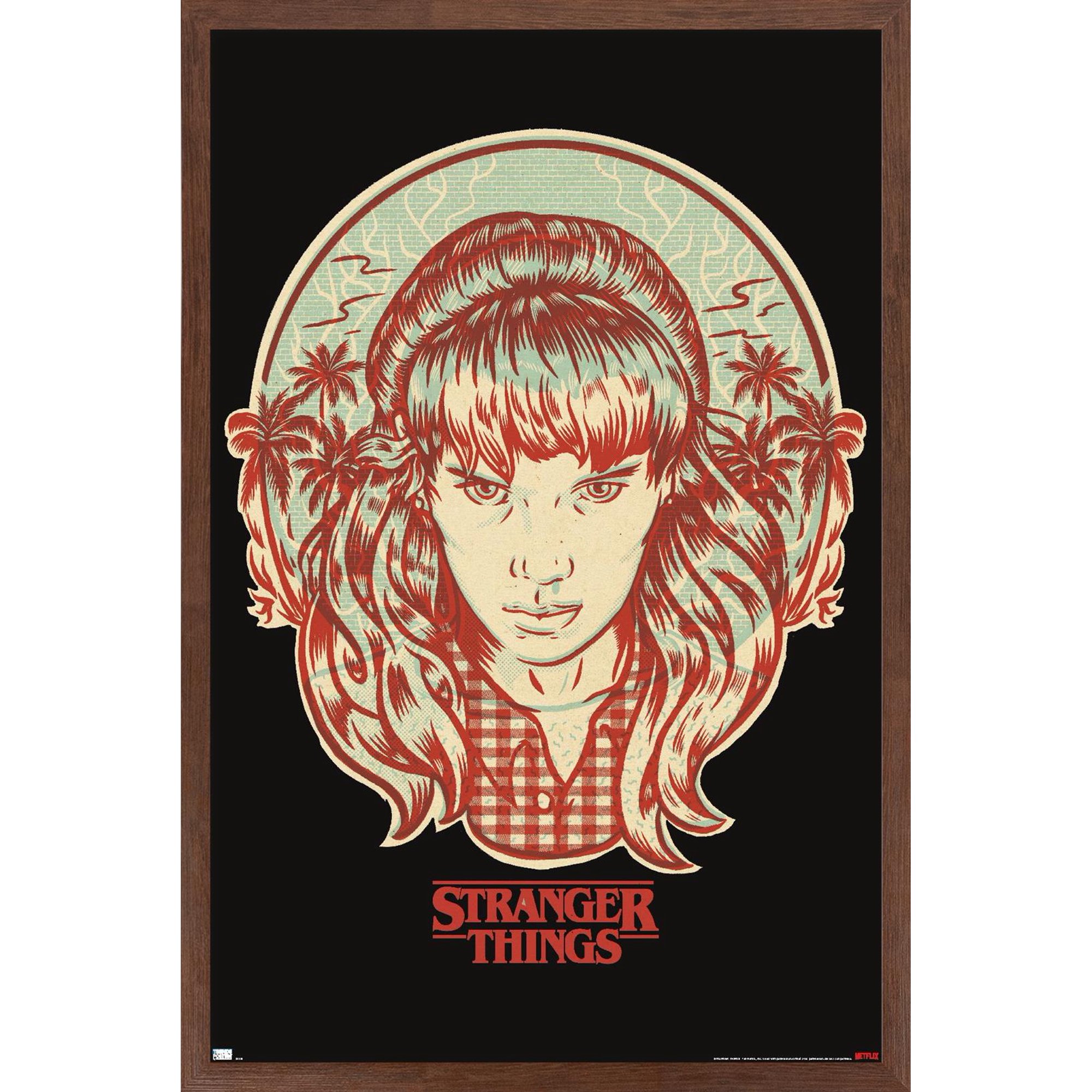 Netflix Stranger Things: Season 4 (2022) - Travis Exclusive Wall Poster 22.375 x 34 Framed