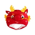 thumbnail image 4 of segolike Plush Dragon Hat Cartoon Animal Hat Apparel Boys Girls Comfortable Funny Headgear Headwear for Birthday Party Festive, 4 of 7