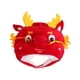 thumbnail image 4 of Gorro de peluche suave con forma de dragón, divertido gorro de invierno de peluche para adultos y niños, accesorio para el pelo para rol Rojo, 4 of 7