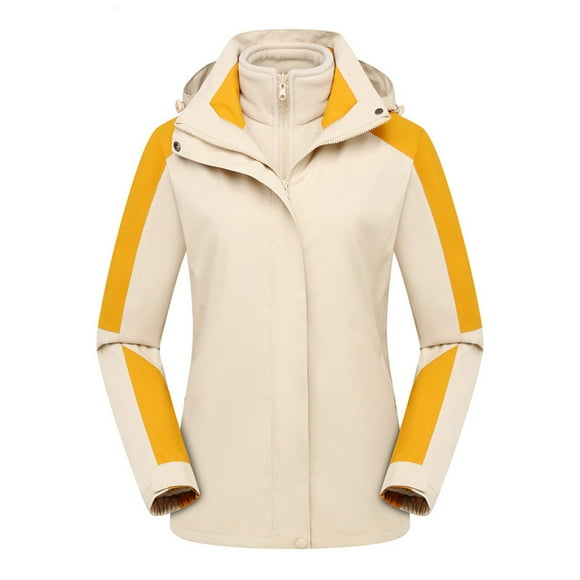 Chaquetas y abrigos casuales sin capucha de manga larga para mujer, chaqueta impermeable lisa con capucha para exteriores, abrigo superior a prueba de viento para mujer