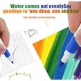 thumbnail image 5 of 15ml Washable Fine Tip Acrylic Watercolor Marker Pen Set Quick Drying Water Based for Watercolor Painting Bright Colors Fine Tip Art Markers for Beginners and Professional Artists (12Colors),12Colors, 5 of 8