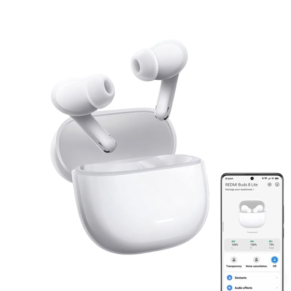 Auriculares inalámbricos XIAOMI Redmi Buds 8 Lite 42dB ANC 36H Batería