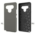 thumbnail image 2 of LG Stylo 6 Phone Case Slim Hybrid Armor Grip Shockproof Cushion Impact [Shock Absorption] Rubberized Dual Layer Rugged Protective Hard PC Bumper Frame & Soft TPU Gray Cover for LG STYLO 6 (2020), 2 of 5