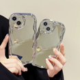 thumbnail image 4 of Luxury Plating Silver Makeup Mirror Case For iPhone 14 13 12mini 11 Pro Max XS X XR 13 7 8 Plus SE2 Electroplating Soft Cover, 4 of 5