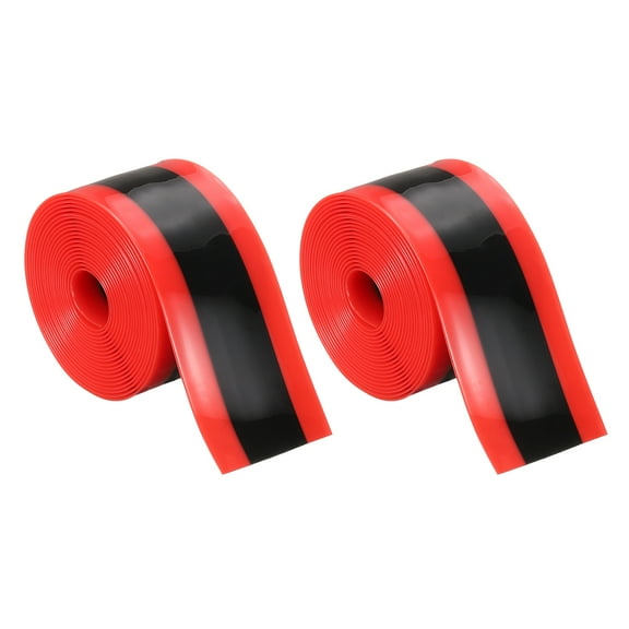 Uxcell 2Pcs Bike Tire Liner 1.5" Inner Tube Protector for MTB 1.75"-2.5", Red