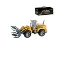 thumbnail image 3 of Qocolhg RC Excavator Dump Truck Toy, 2.4Ghz Metal Remote Control Construction Vehicle with Light & Sound, Ideal Birthday Holiday Gifts Toy for Boys Kids Toddlers 3-5 4-7 8-12 Year Old, Clearance, 3 of 9