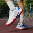 thumbnail image 6 of LASUDRAA Mens Badminton Shoes Lightweight Breathable Shock Absorption Durable Sports Shoes, 6 of 8