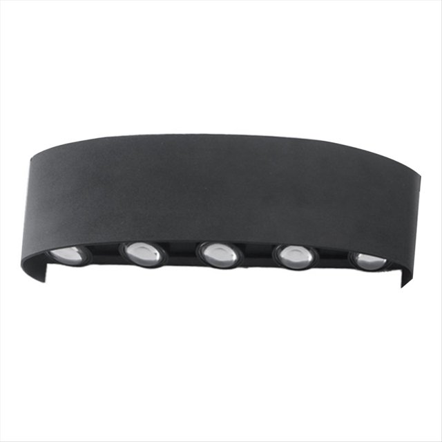 Lámpara de Pared LED para Exteriores, IP65, Resistente Al Agua, Iluminación de Arriba A Abajo, Aplique de Plástico para Escaleras y Jardín, CA 110-220 V