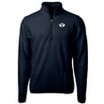 thumbnail image 2 of Men's Cutter & Buck Navy BYU Cougars Big & Tall Cascade Eco Sherpa Fleece Quarter-Zip Jacket, 2 of 3