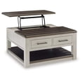 thumbnail image 3 of Signature Design by Ashley Darborn Lift-Top Coffee Table, Gray & Brown, 3 of 9