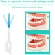 thumbnail image 3 of 160PCS Cepillos Interdentales Selecciones Dentales para Dientes Cerdas Ultra Apretadas Limpiadores Interdentales de Dientes Limpiadores de Cepillos de Palillos de Silicona Cepillos Desechables Dientes Palillo de Dientes Suave Rojo Verde, 3 of 5