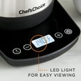 thumbnail image 6 of Chef'sChoice Electric Gooseneck Pour Over Kettle with Digital Touchscreen Control, 1 Liter Capacity, in Brushed Stainless Steel (KTCC1LSS13), 6 of 12