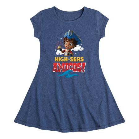 

Santiago of The Sea - Bff Of The Sea - Toddler And Youth Girls Fit And Flare Dress