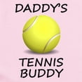 thumbnail image 2 of CafePress - Daddys Tennis Buddy Body Suit - Long Sleeve Cotton Baby Bodysuit, 2 of 4