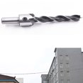 thumbnail image 4 of 4pcs Countersink Drill Bits Set Pilot Quick Hex Screw with 1Pc Wrench (Silver), 4 of 7