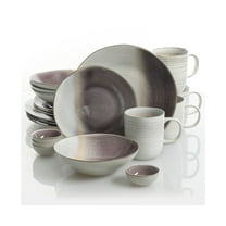 Gibson Laurie Gates Cravings by Chrissy Teigen Aubergine Blush 20-piece Dinnerware Set